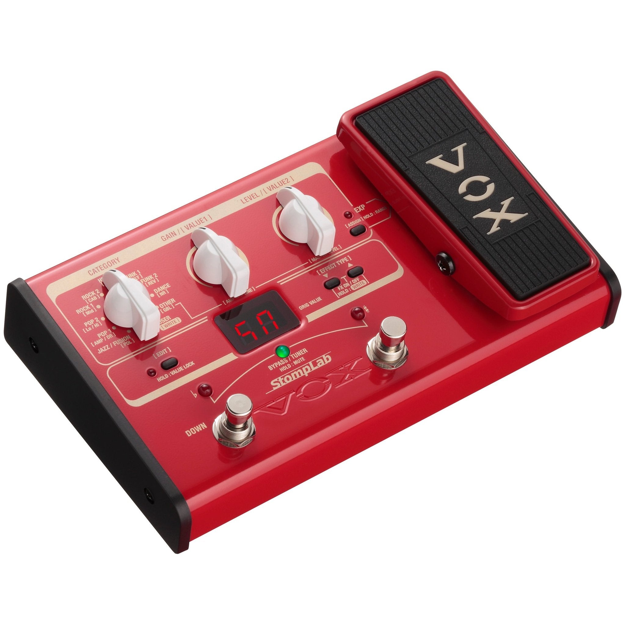 Vox Stomplab 2B Multi Effets - Bass w/ Expression Pedal 2