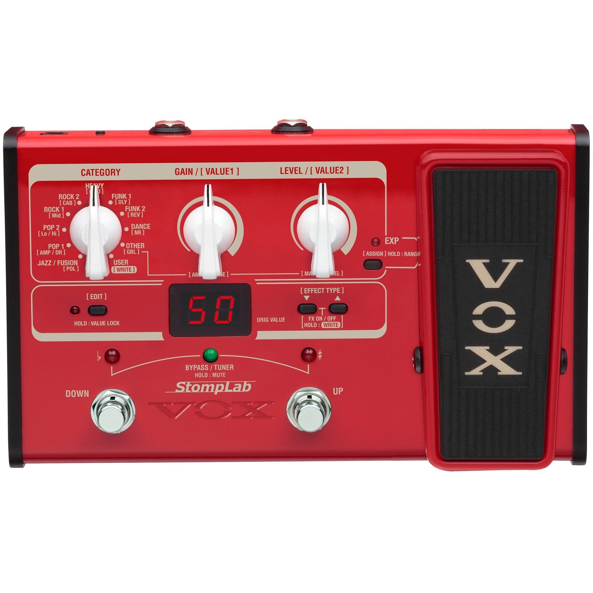 Vox Stomplab 2B Multi Effets - Bass w/ Expression Pedal 1