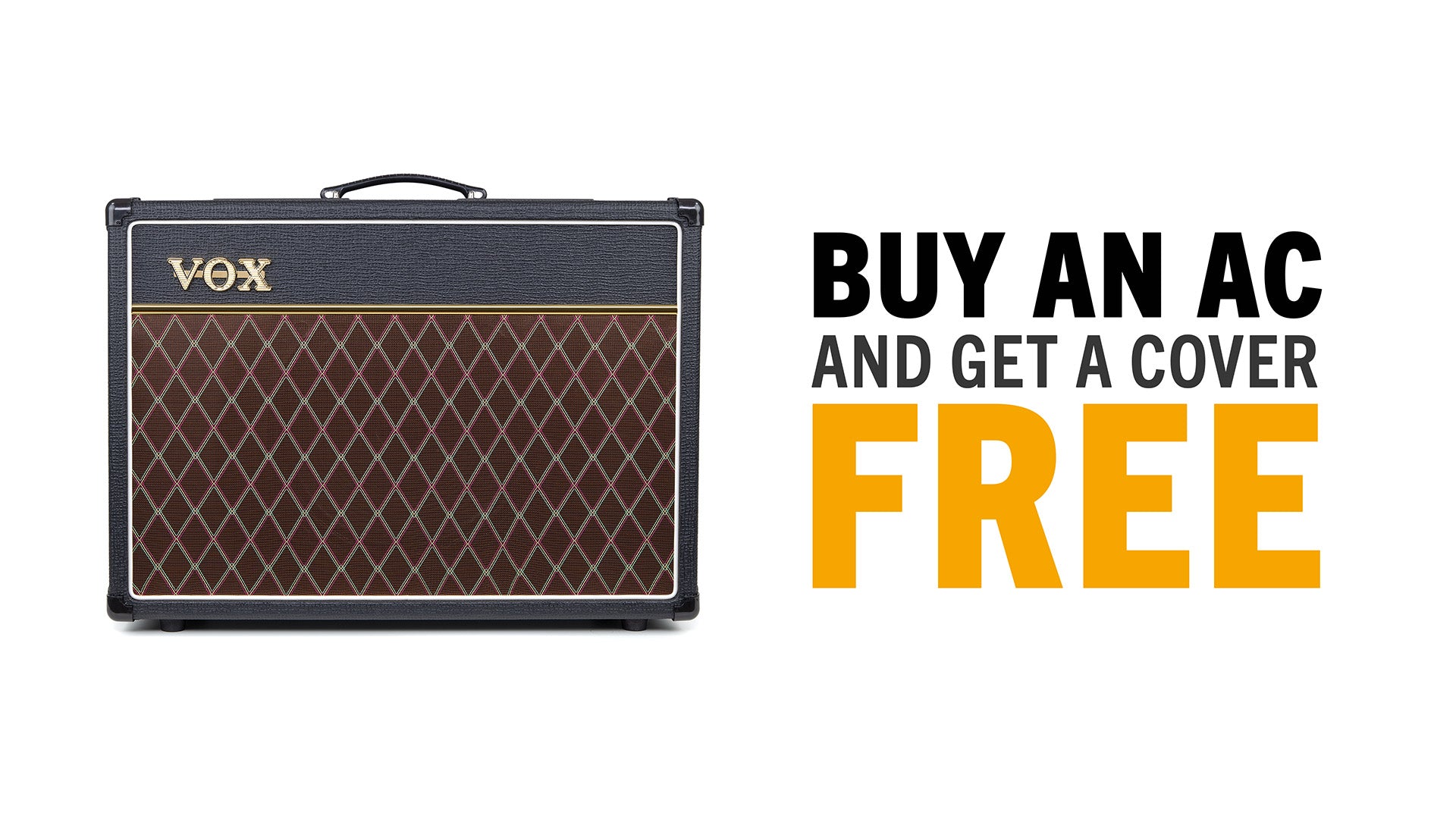 Get a free cover for your new AC amp!