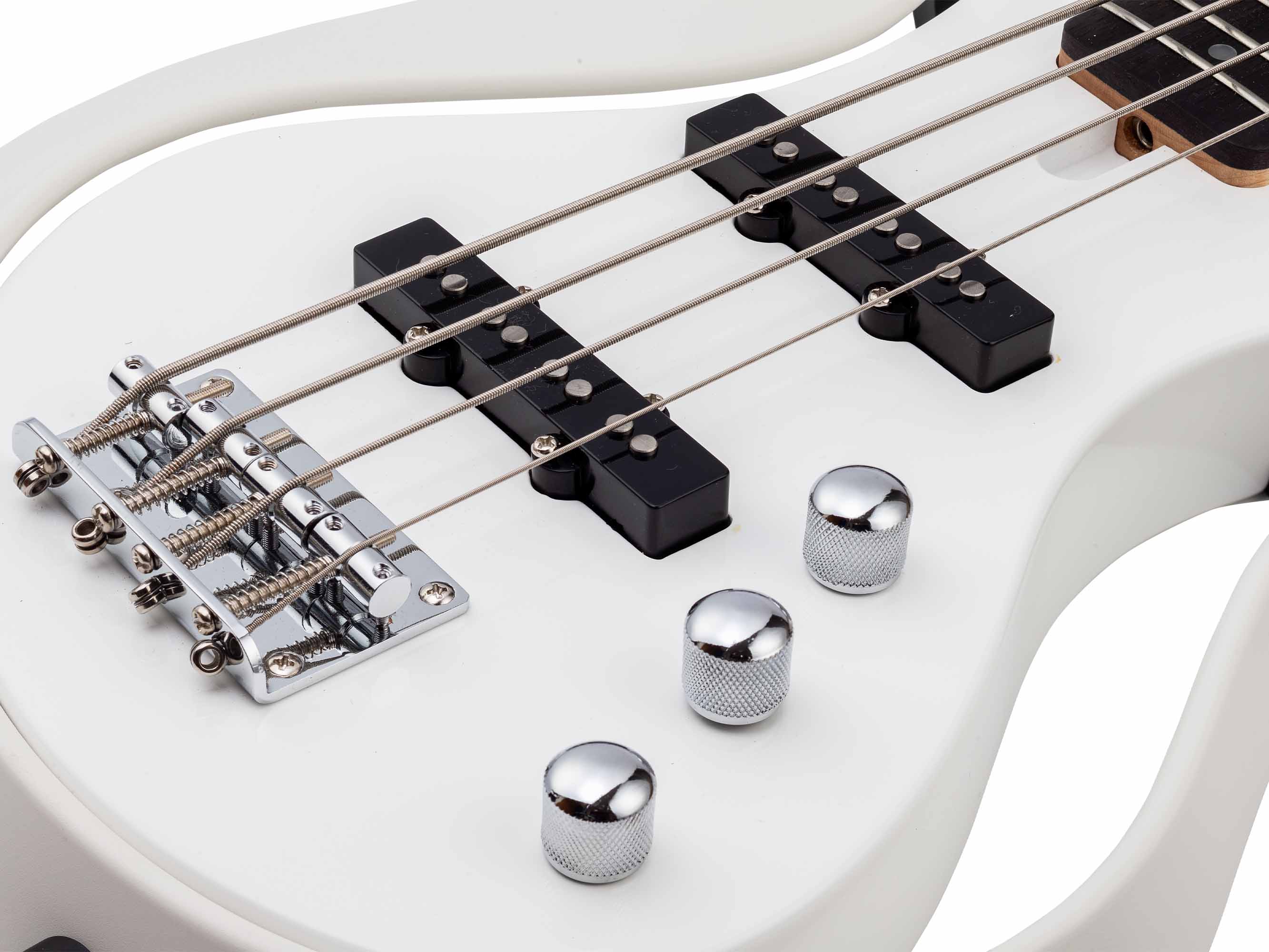 Vox Refurbished Starstream A2S Artist Bass w/ Single Coil - White 3