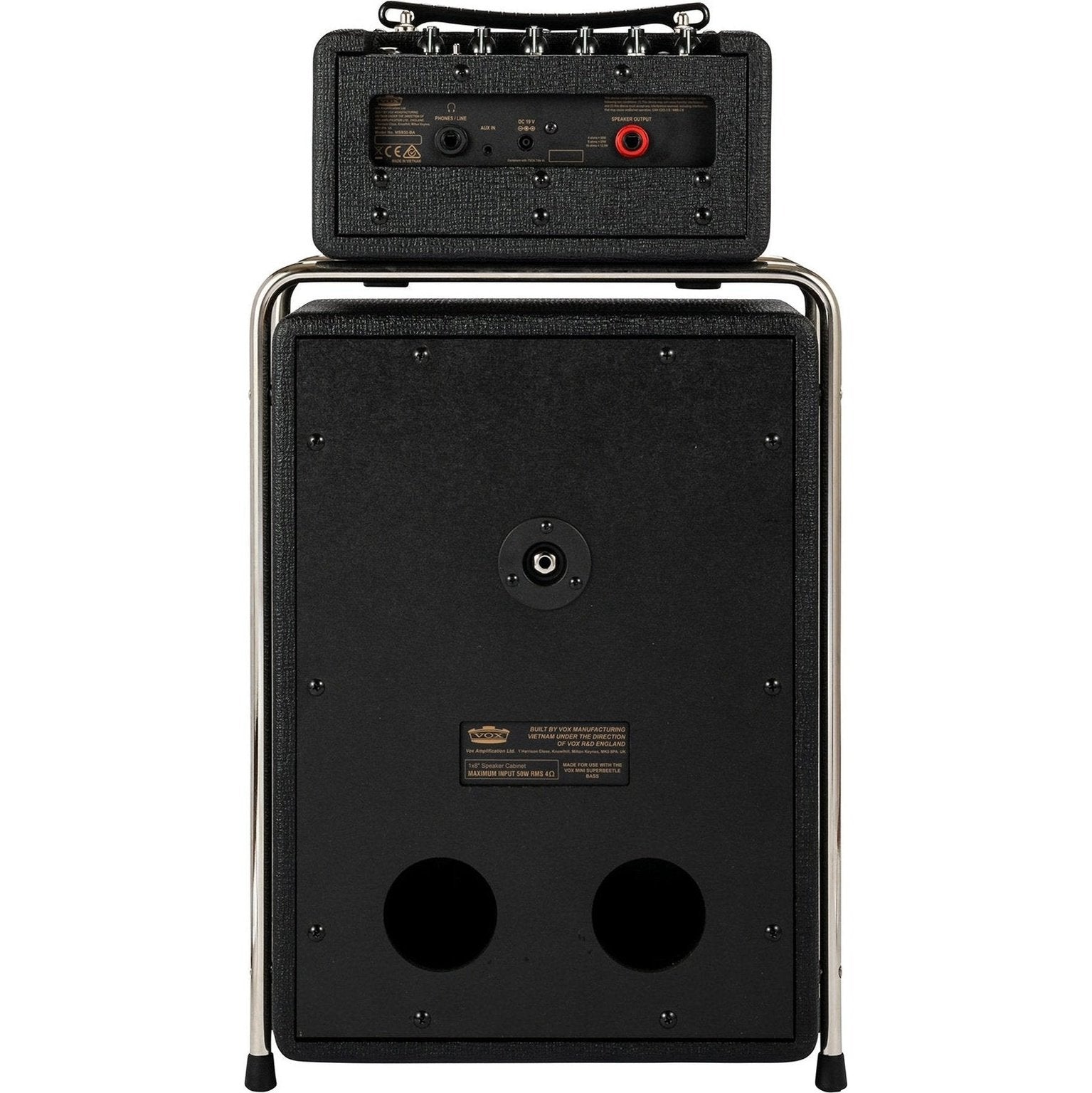 Vox Mini SuperBeetle Bass Head and Cab Amp Set 4