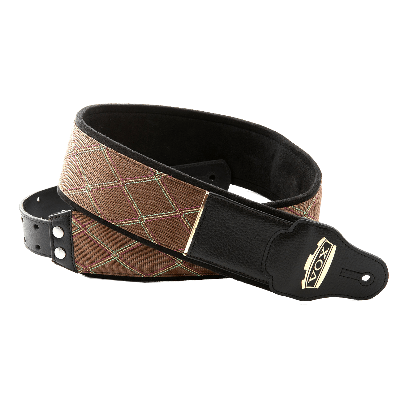 Vox Diamond Jazz Leather Ornament Guitar Strap 1